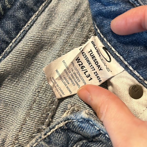 Silver jeans. W26/L31 - Picture 6 of 6